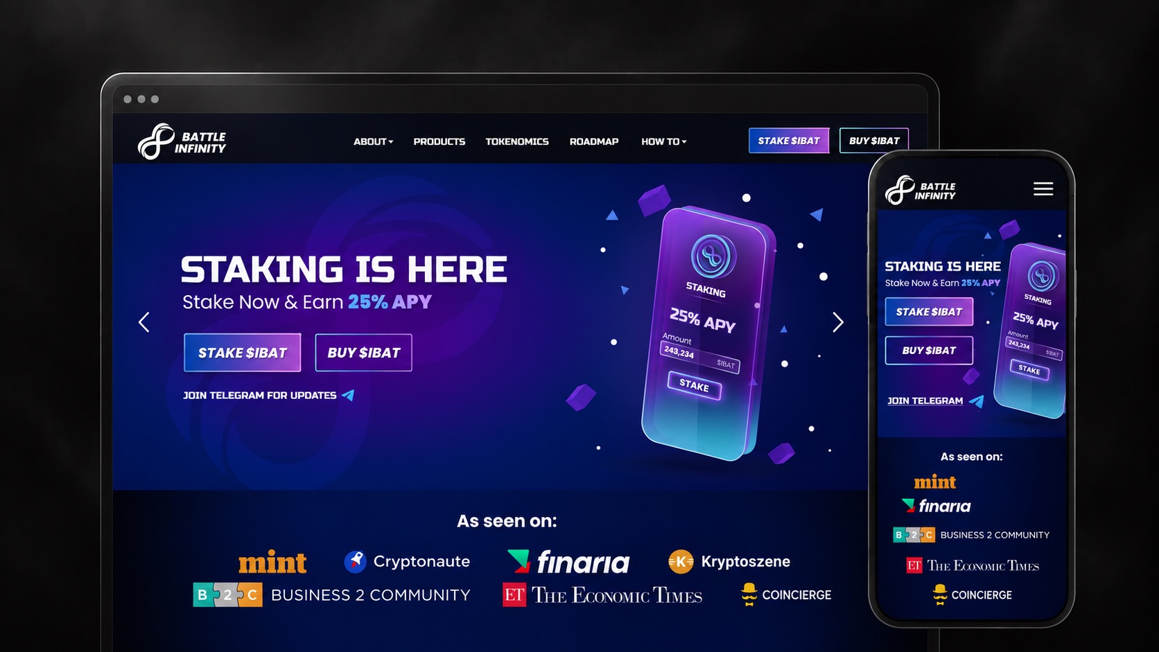 Battle Infinity website