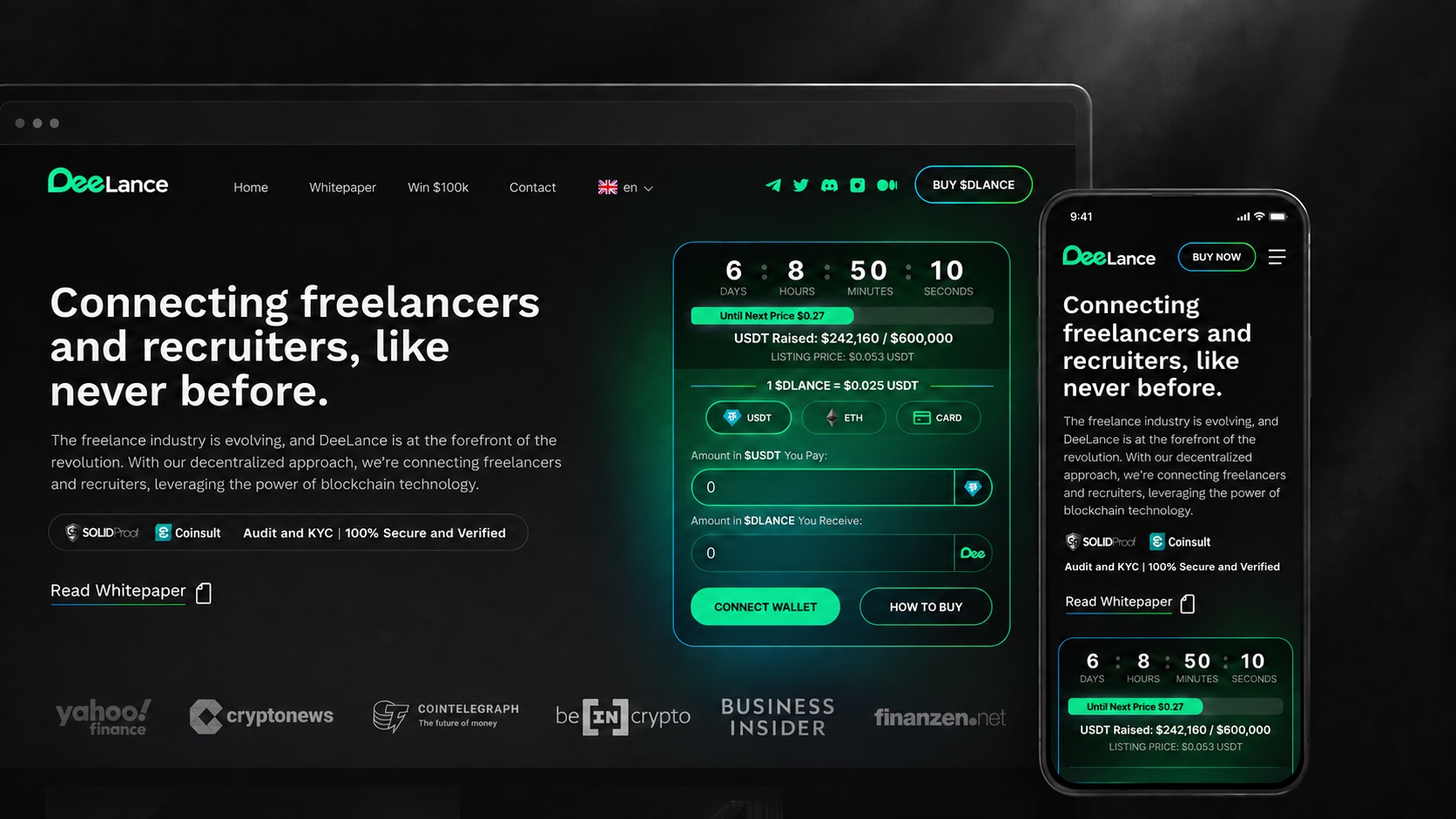 Deelance website