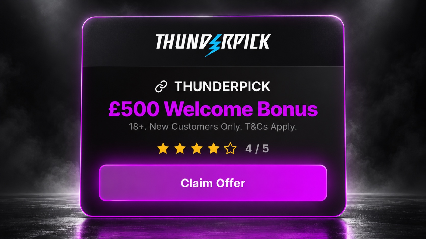 ESports Junkie welcome bonus card