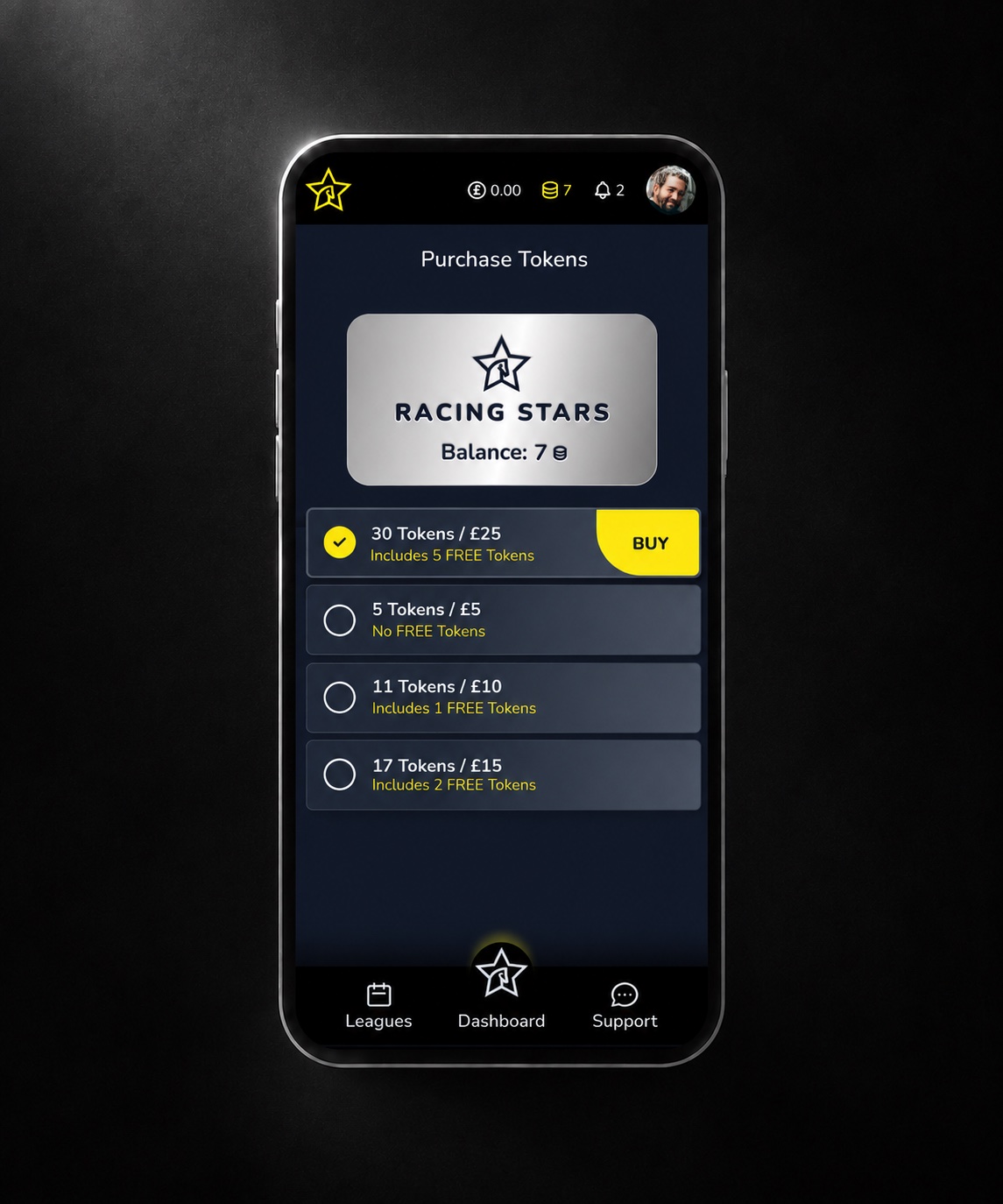 Racing Stars app